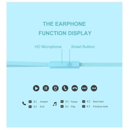 Slušalice Swissten EARBUDS RAINBOW YS-D2