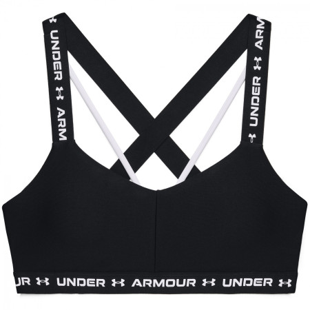Grudnjak Under Armour Crossback Low crna Black/White/White