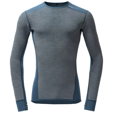 Muške funkcionalne majice Devold Reverso Merino Shirt Man plava Griffin