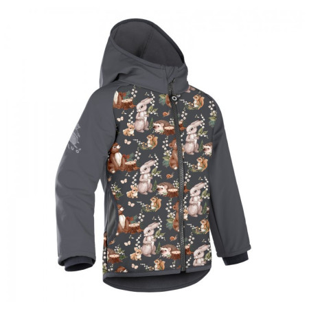 Dječja softshell jakna Unuo Softshell Basic Fleece Vzor