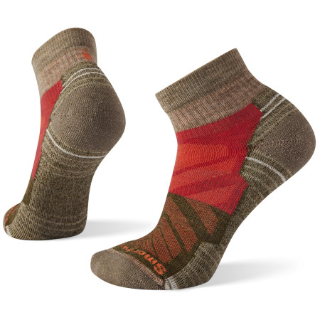 Ženske čarape Smartwool W Performance Hike Light Cushion Color Block Pattern Ankle smeđa fossil