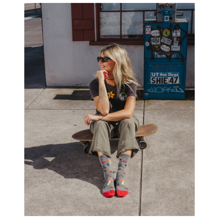 Ženske čarape Darn Tough Shroom Bloom Crew Lightweight