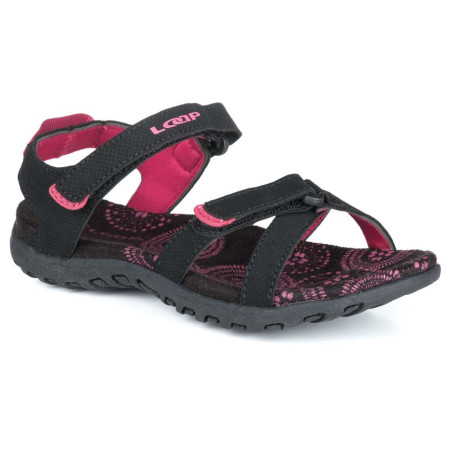 Dječije sandale Loap Simma Jr crna Black/Fuschia