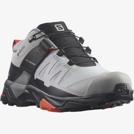 Ženske cipele Salomon X Ultra 4 Wide Gore-Tex siva/crna