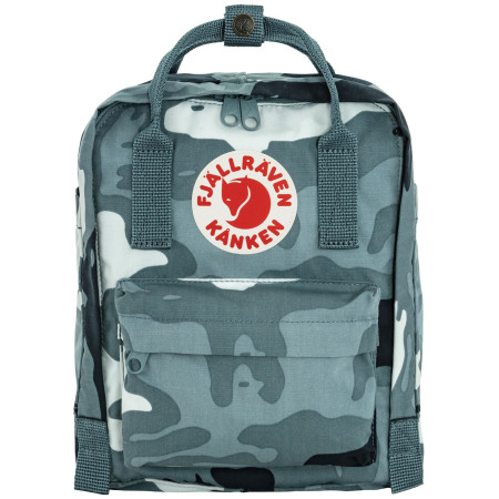 Gradski ruksak Fjällräven Kånken Graphics Mini plava Nimbus Blue-Hidden Animals