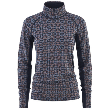 Ženska funkcionalna majica Kari Traa Rose Light Baselayer Half Zip tamno plava