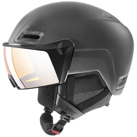 Skijaška kaciga Uvex HLMT 700 Visor crna BlackMat