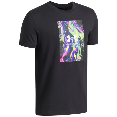Dječja funkcionalna majica Under Armour UA B Multi Color Photo SS Black