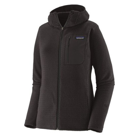 Ženska jakna Patagonia W's R1 Air Full-Zip Hoody crna Black
