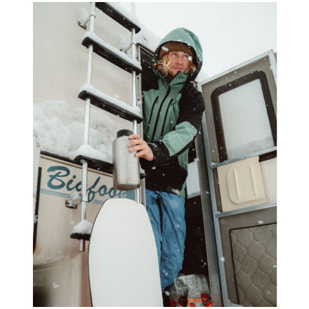 Boca od nehrđajućeg čelika Klean Kanteen Wide w/Wide Loop Cap - brushed stainless 1900 ml