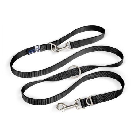 Povodac za psa Curli Adjustable Leash Nylon crna Black