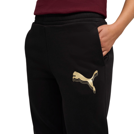 Ženske trenerke Puma ESS METALLIC Sweatpants FL