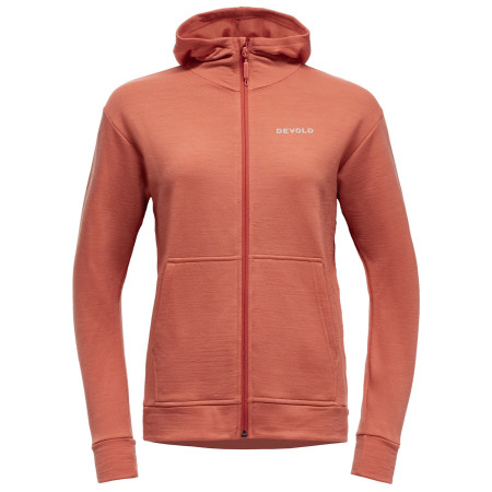 Ženska dukserica Devold Everyday Zip Hoodie Wmn narančasta CORAL