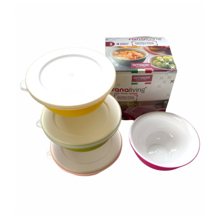 Set 4 zdjele Omada Sanaliving Bowls Set 4x 0,5L