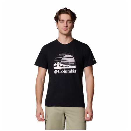 Muška majica Columbia Path Lake™ Graphic Tee II bijela/crna Black, Peaceful Perspective