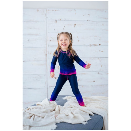 Dječja funkcionalna majica WAMU Mozaika purple