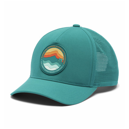 Šilterica Columbia Mountaincap™ 3D Stretch Snap Back zelena River Blue, Circular Linescape