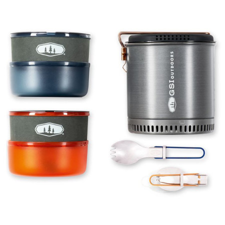 Set posuđa GSI Outdoors Halulite Dualist HS