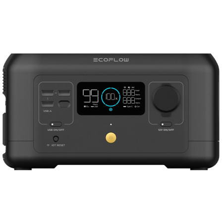 Stanica za punjenje EcoFlow RIVER mini crna