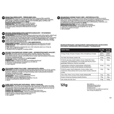 Dehidrirana hrana Summit to Eat Thai Green Curry 121g