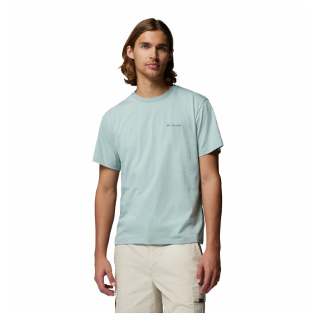 Muška majica Columbia CSC™ Logo Back Tee svijetlo plava Crushed Blue, Boxy Brand