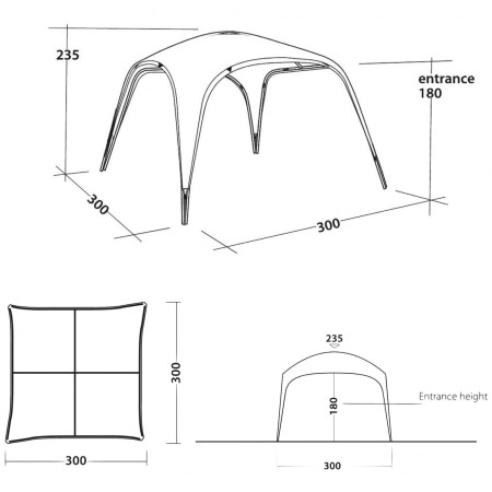 Šator za zabave Outwell Event Lounge M