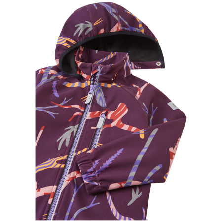 Dječja softshell jakna Reima Vantti Deep Purple