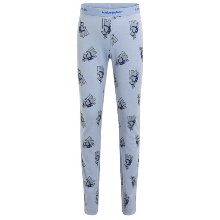 Dječje funkcionalne gaće Icebreaker Kids M 200 Oasis Leggings Bear Tour AOP svijetlo plava Zinc Blue/Aop