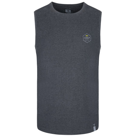 Muška majica bez rukava Loap Boxer crna TapShoeMelange/Gray