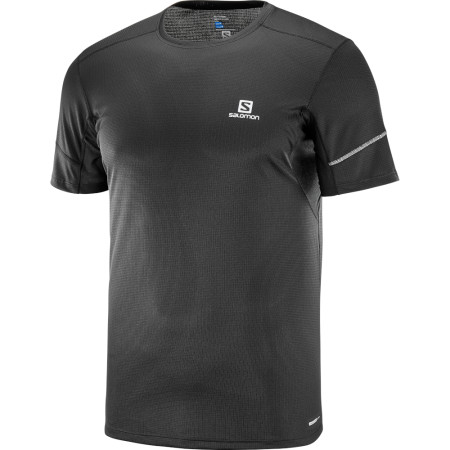 Muška majica Salomon Agile Ss Tee M crna Black