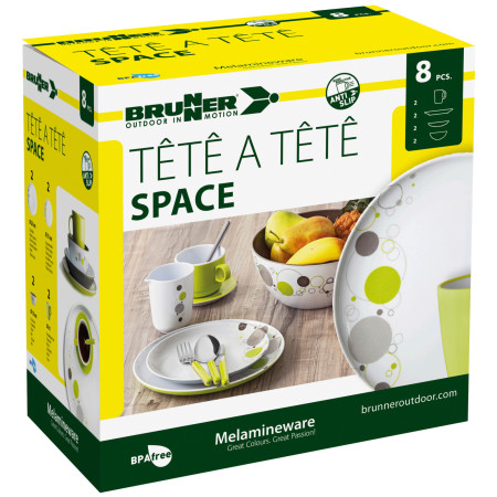 Set zdjela Brunner Set tête-à-tête Space 8 pcs