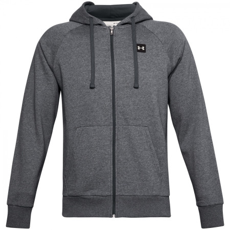 Muška dukserica Under Armour Rival Fleece FZ Hoodie tamno siva