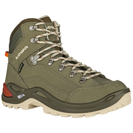 Ženske cipele Lowa Renegade GTX Mid Ls zelena grey green