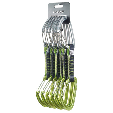 Karabiner za penjanje Camp Wire Express 6 Pack green