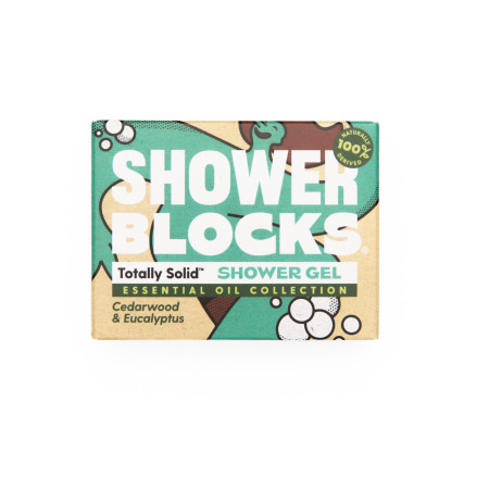 Gel za tuširanje Totally Solid Solid Shower Gel EO Range - Cedarwood & Eucalyptus plava