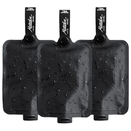 Gadget za putovanja Matador FlatPak Toiletry Bottle (3 pk) crna Black