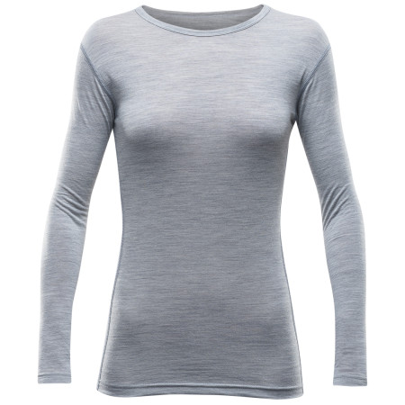Ženska majica Devold Breeze Woman Shirt siva Grey melange