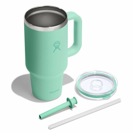 Termos Hydro Flask 32 Oz Travel Tumbler Clear Lid