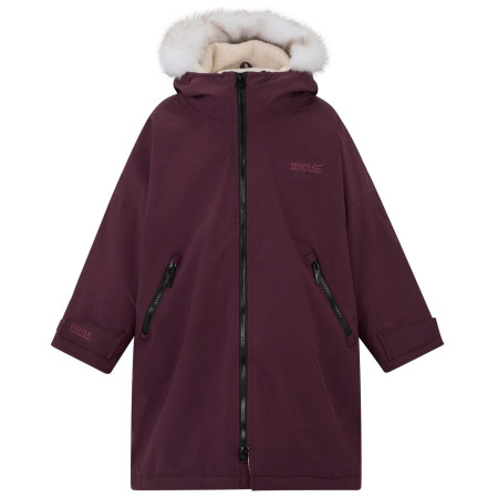 Dječji nepromočivi kaput Regatta Junior Waterproof Changing Robe Pro Fig Ljubičasta Fig