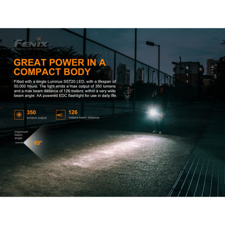 Svjetiljka Fenix E20 XP-E2 350 lmn