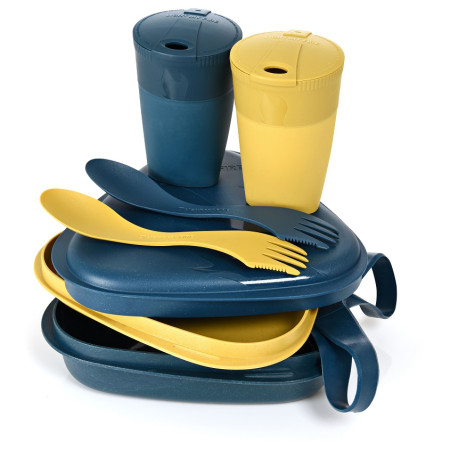 Set posuđa Light My Fire Pack'n EatKit BIO plava/žuta Mustyyellow/Hazyblue