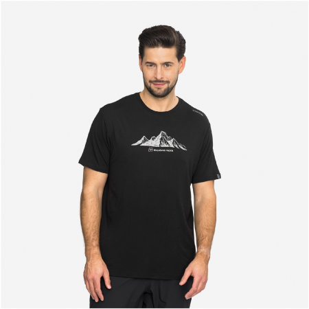 Muške funkcionalne majice Viking Lenta crna black