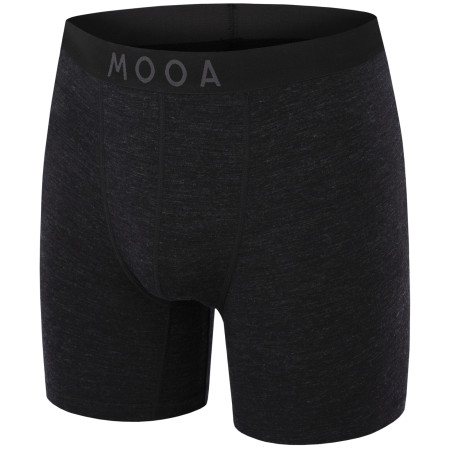 Muške bokserice MOOA MerinoSilk 6in crna black melange