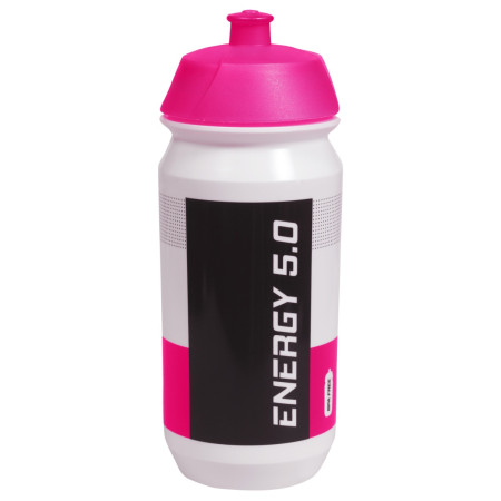 Boca za bicikl Just One Energy 5.0 500 ml bijela / ružičasta