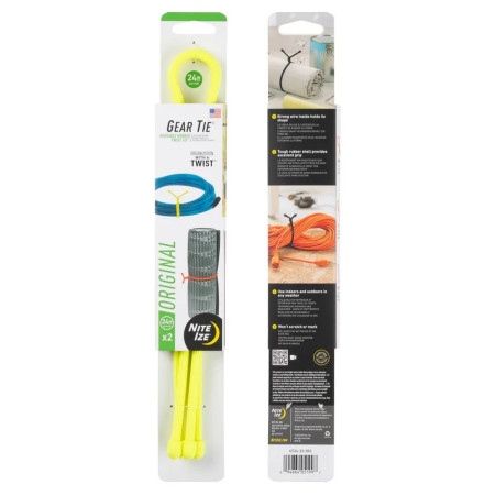 Vezna žica Nite Ize Gear Tie 24" žuta Neonově žlutá