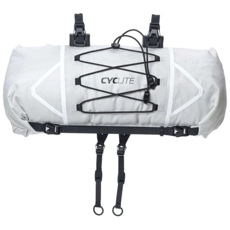 Torba za upravljač Cyclite Handle Bar Roll Bag bijela bílá