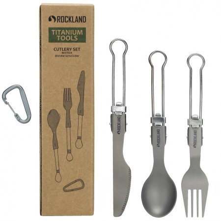 Set pribora za jelo Rockland Titanium Tools