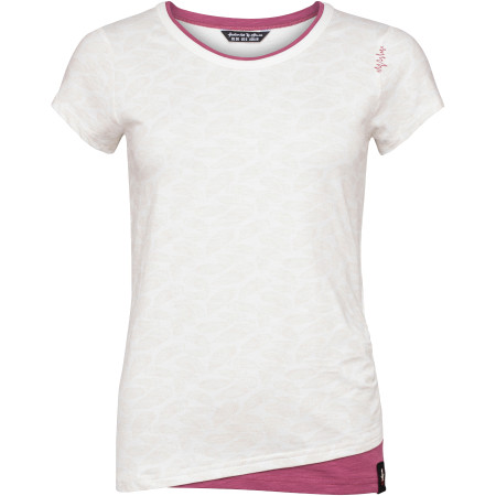 Ženska majica Chillaz Fancy Feathers Ornament bež Creme/Violet