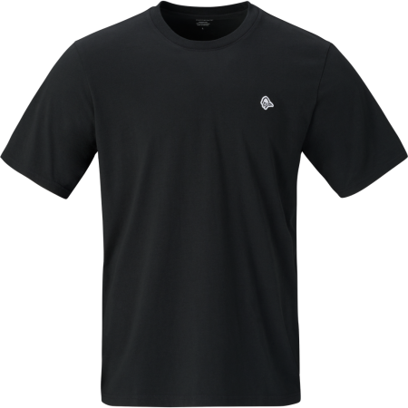 Muška majica Norrona /29 cotton viking patch T-shirt crna Caviar Black