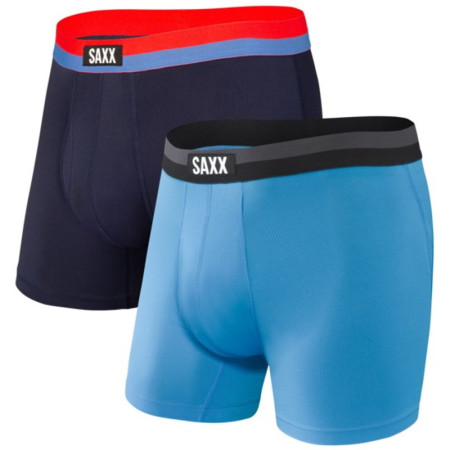Muške bokserice Saxx Sport Mesh BB Fly 2Pk plava Malibu/Navy